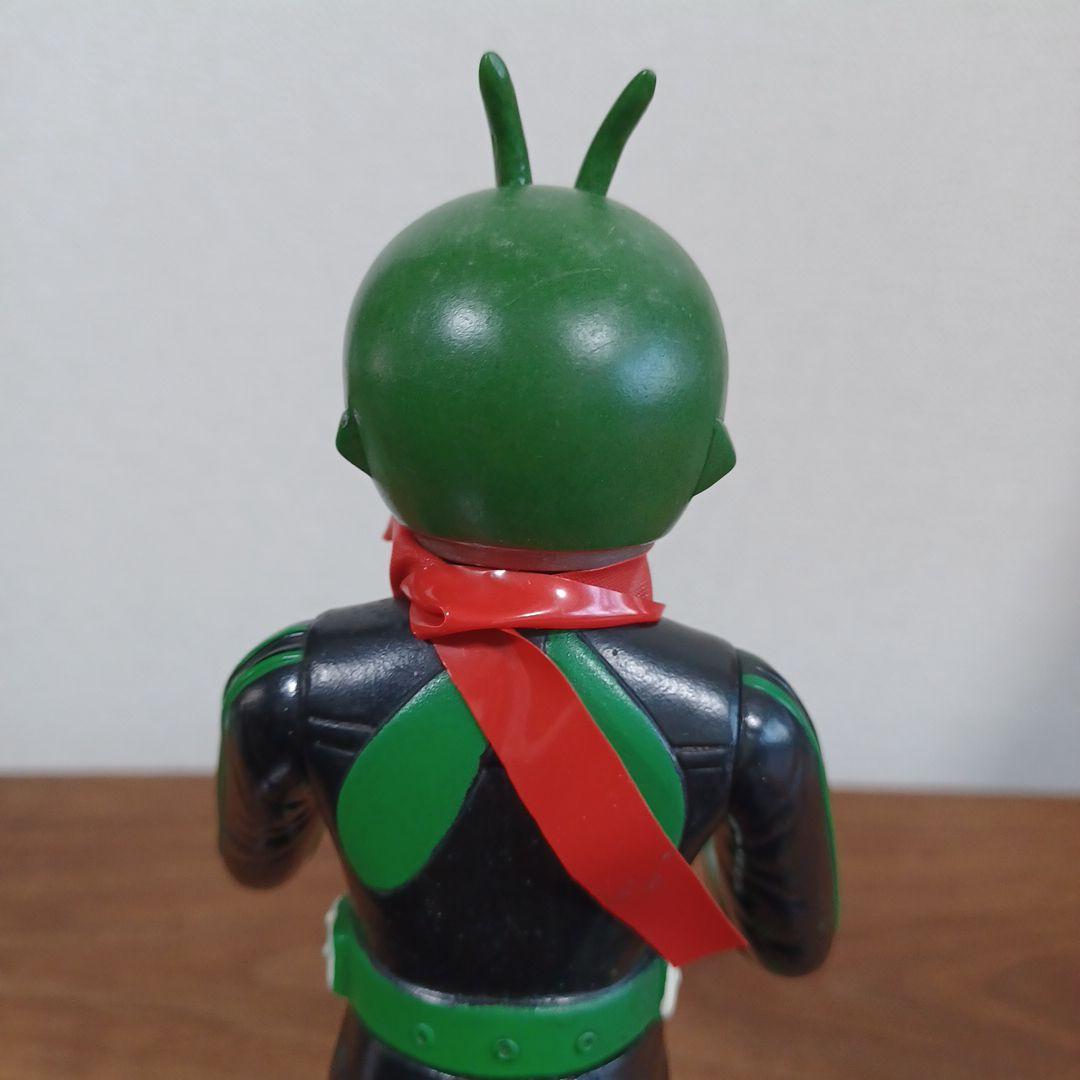 当時もの旧バンダイ社製　仮面ライダー１号＆２号　希少ソフビフィギュア２体セット