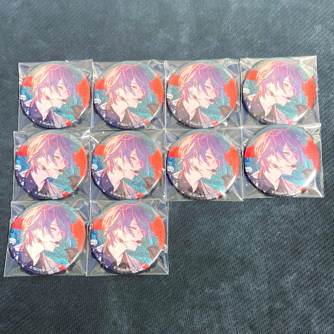 プロセカ 46A 神代類 グリッター缶バッジ 10点セット