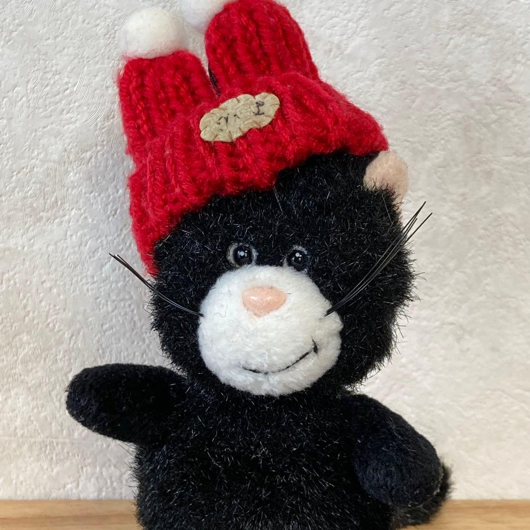 NICI　ニキ　黒猫　ネコ　レトロ　キーホルダー　ドイツ　ヴィンテージ