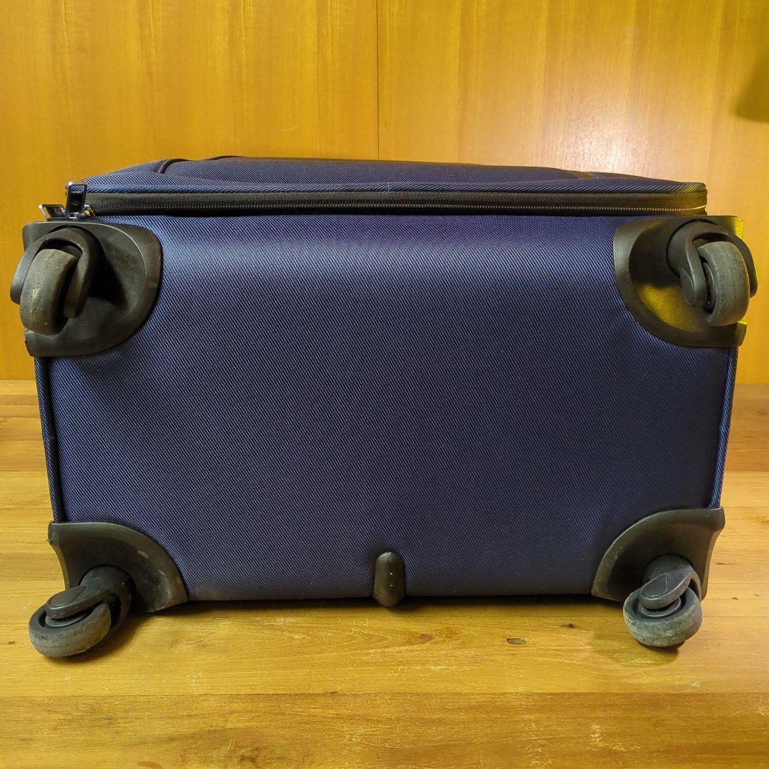 美品！Samsoniteサムソナイト ネイビー 57L ソフト キャリーケース