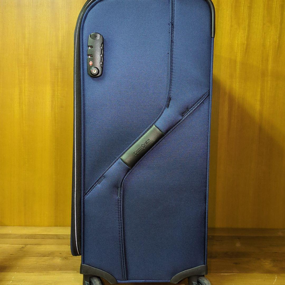 美品！Samsoniteサムソナイト ネイビー 57L ソフト キャリーケース