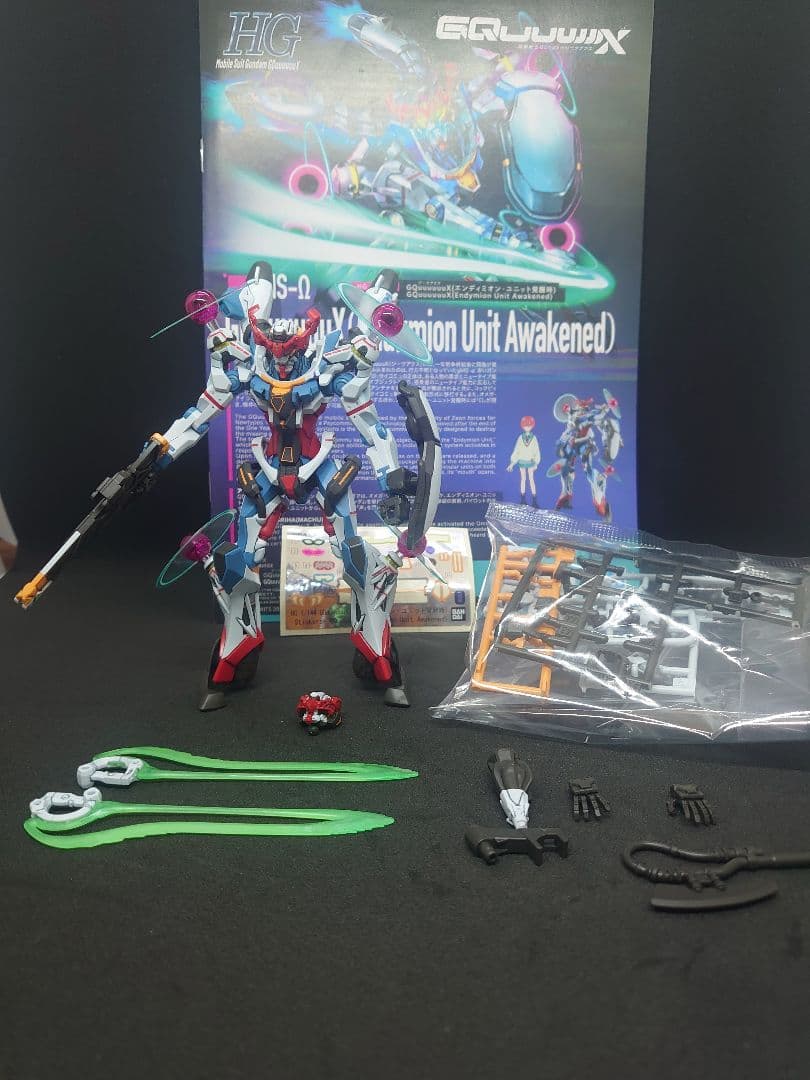 HG ジークアクス(全塗装+部分塗装)完成品の5点セット