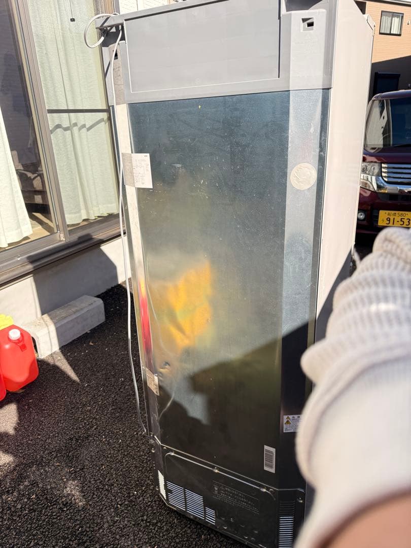 「引き取り船橋市)」350l sharp冷蔵庫 両方ともドア開けれるタイプ