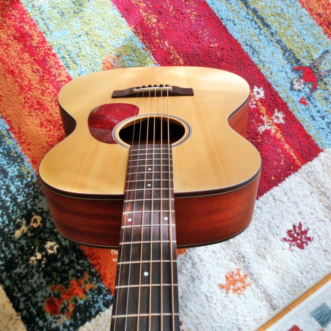 マーチン000-28を思わせるオープンギアなペグ,いい音で奏でるアコギ