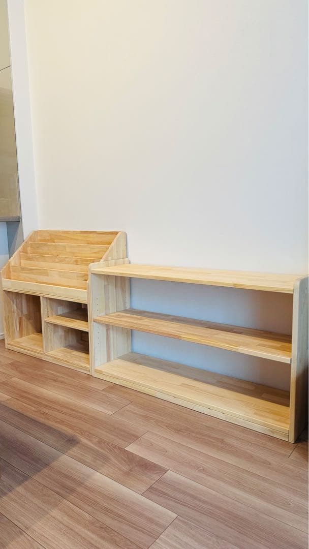 ①yasukon様 絵本棚、おもちゃ棚セット