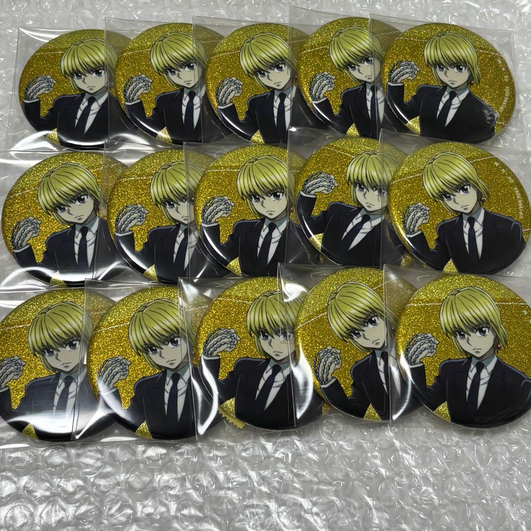 HUNTER × HUNTER スーツ グリッター缶バッジ クラピカ アニメイト