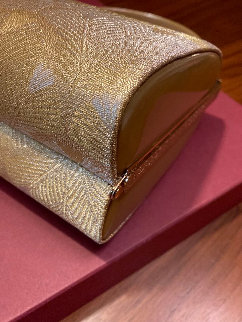 【極美品】和装バッグ 草履 セット 礼装　フォーマル ゴールド