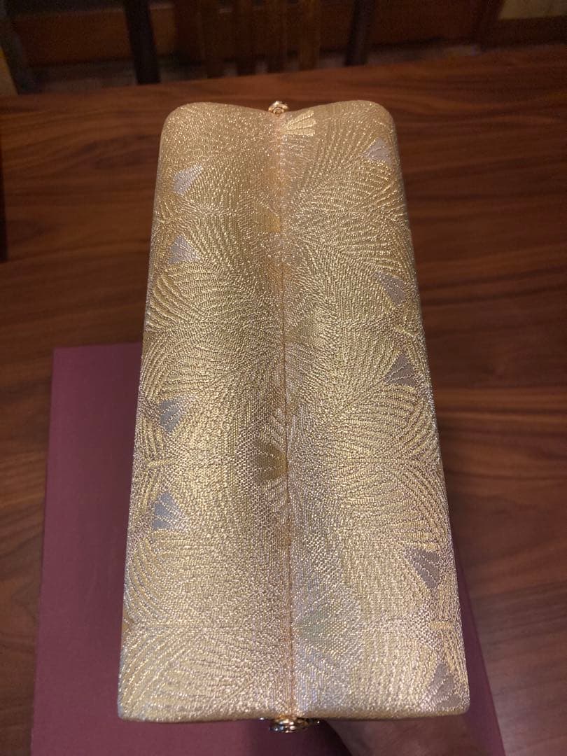 【極美品】和装バッグ 草履 セット 礼装　フォーマル ゴールド