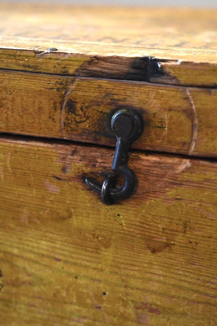 フランス　アンティーク　木箱　vintage ブロカント　1880年　襤褸