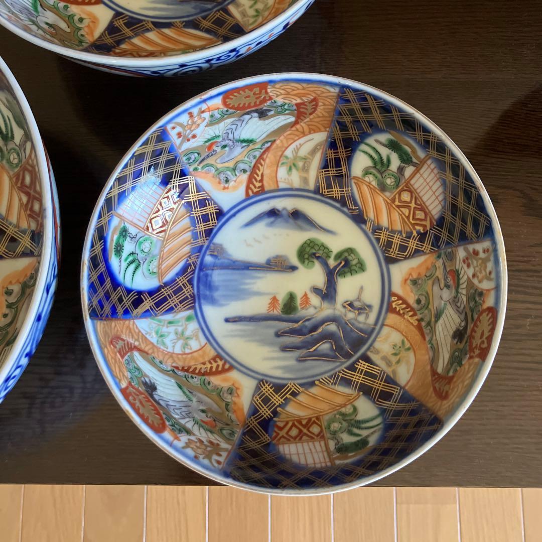 お値下げ 古伊万里 三つ組鉢 骨董品