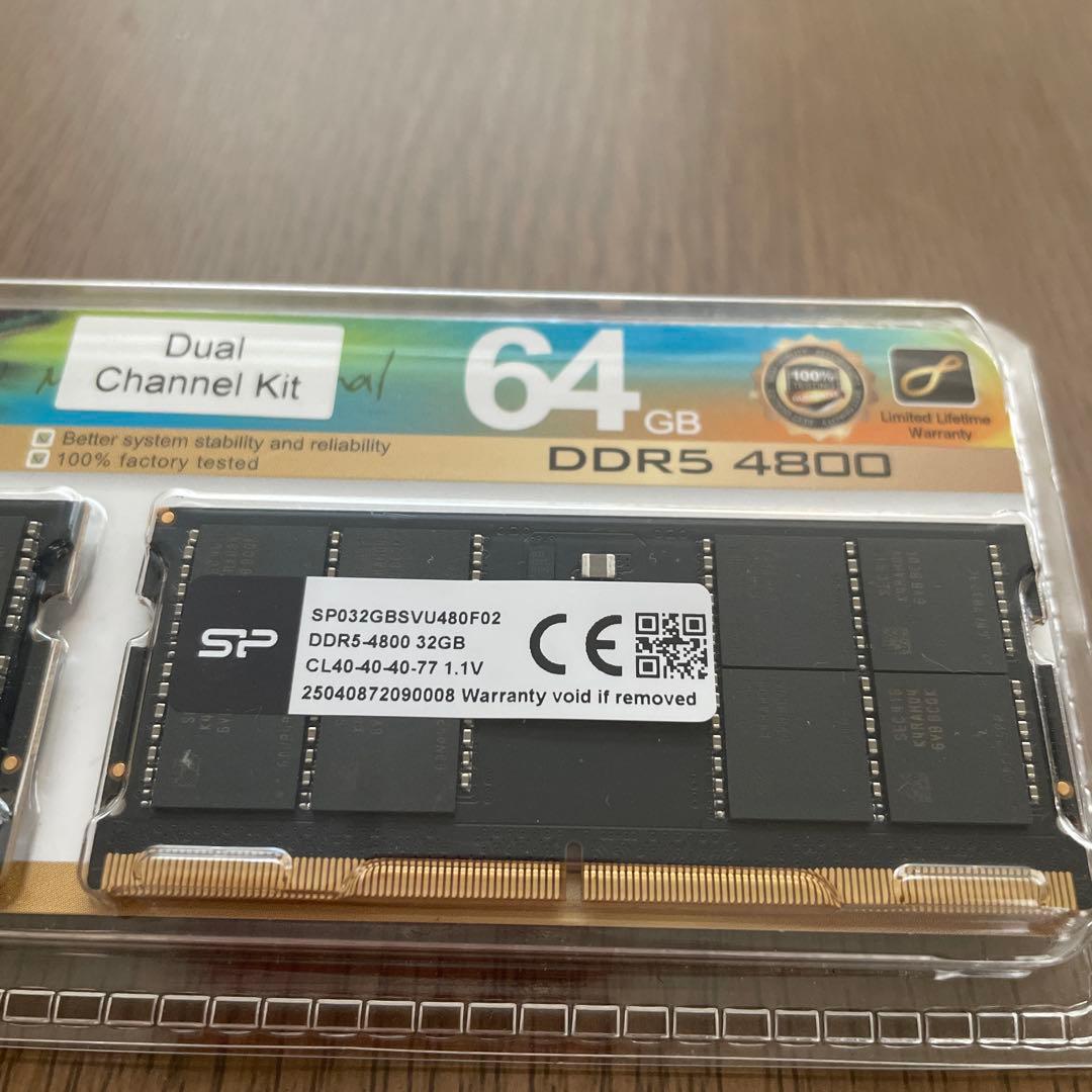 SP 64GB DDR5 4800 32×2 値下げ不可です。