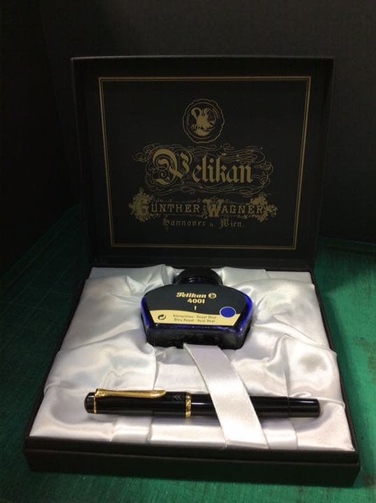 ペリカン万年筆ギュンターワーグナー(インク、ケース付)