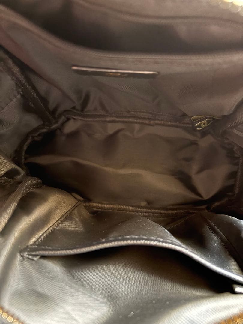 シャネル ブラック リュック ノベルティ キャビア調 お年玉限定価格！