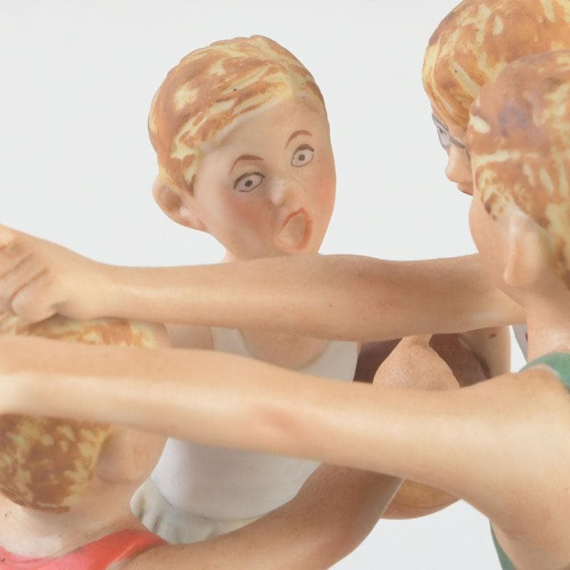 ノーマンロックウェル　フィギュリン　陶器人形　置物　C　9303