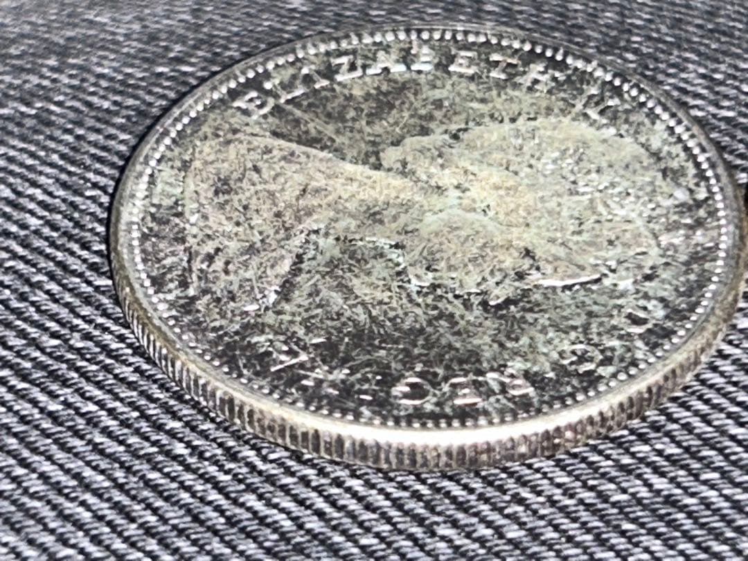 (Silver.800)カナダ1ドル 銀貨　2枚　連邦100年記念