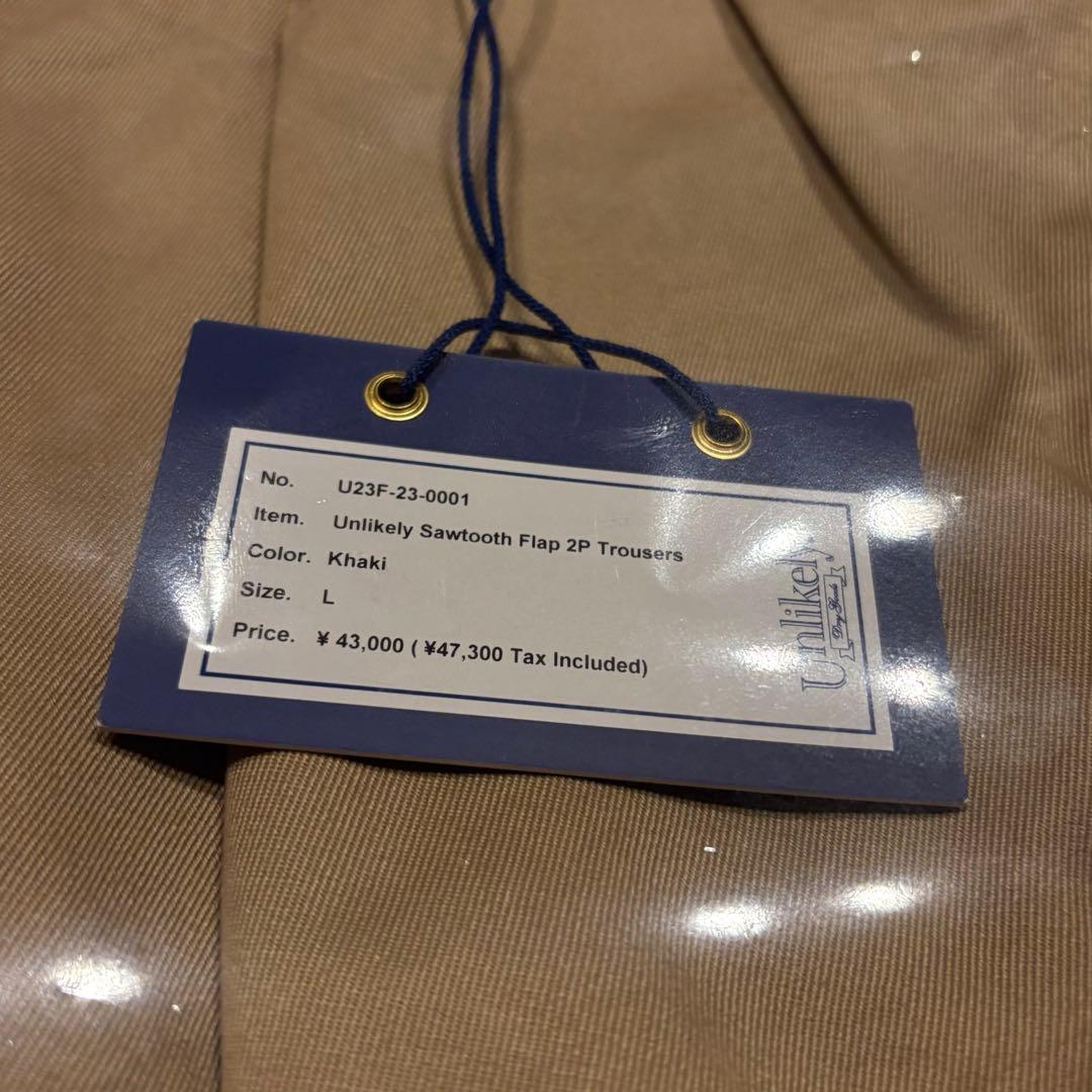 新品 Unlikely Sawtooth Flap 2P Trousers M