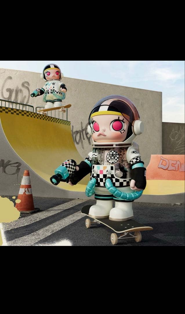 ポップマート メガコレクション メガスペースモリー 1000% ヴァンズ