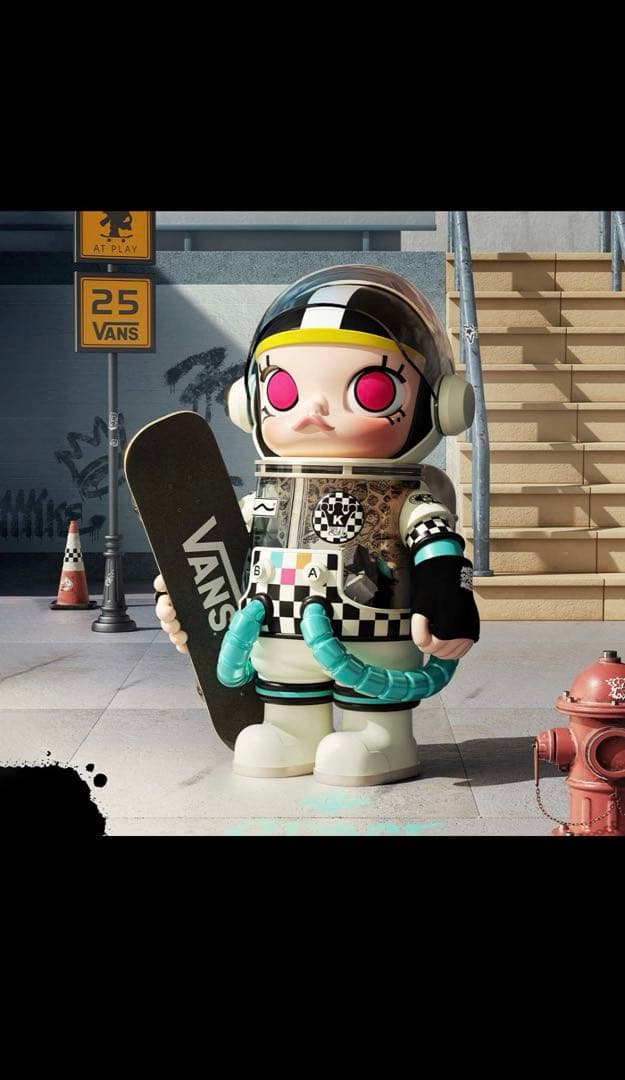 ポップマート メガコレクション メガスペースモリー 1000% ヴァンズ