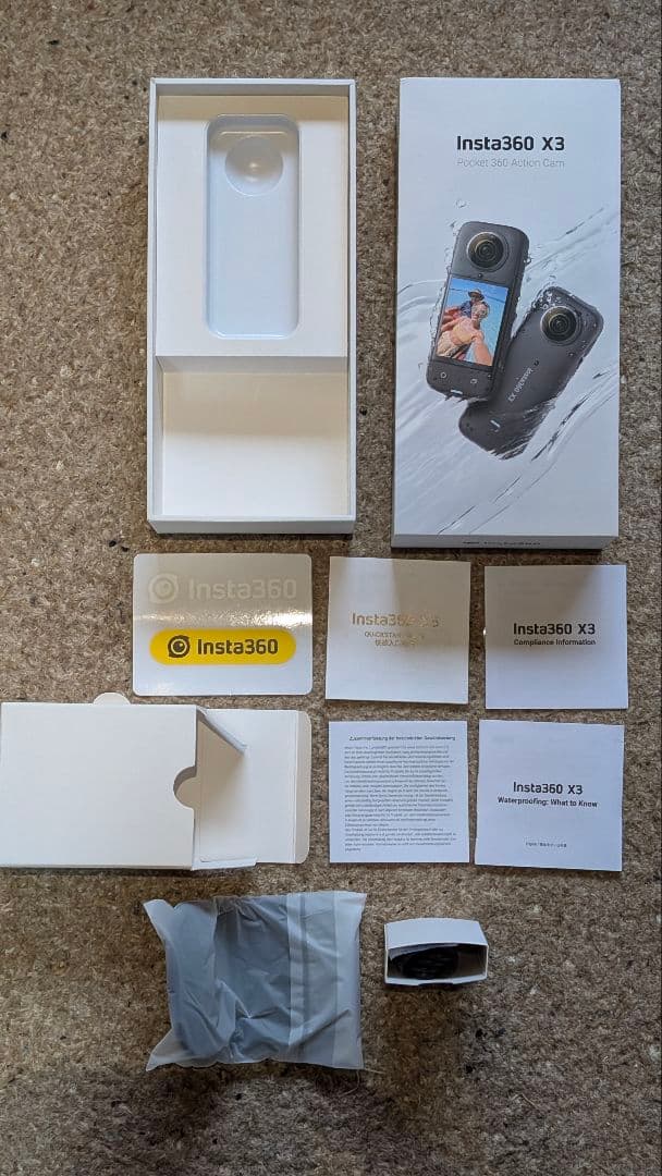 Insta360 ONE X3 公式自撮り棒セット+270cm自撮り棒