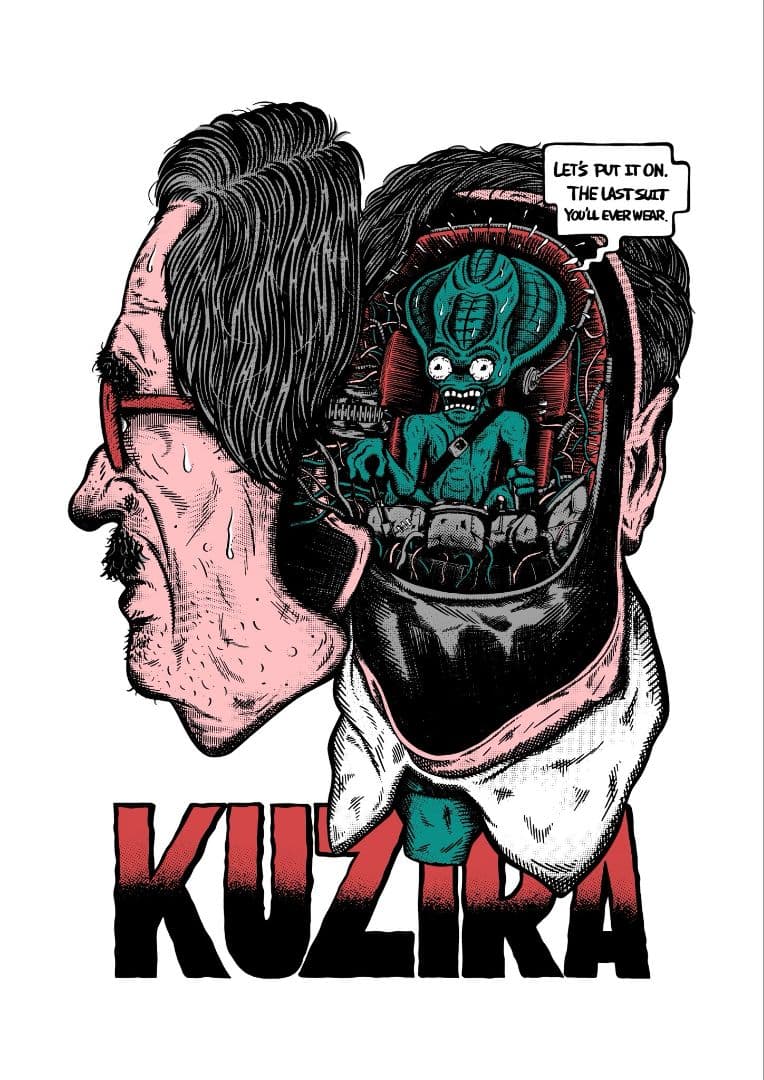 新品 KUZIRA Tシャツ ホワイト L