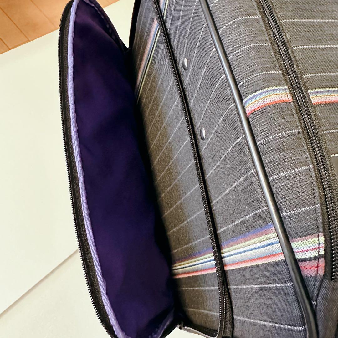 【美品】ポールスミス　マルチストライプデザイン キャリーケース　機内持ち込み