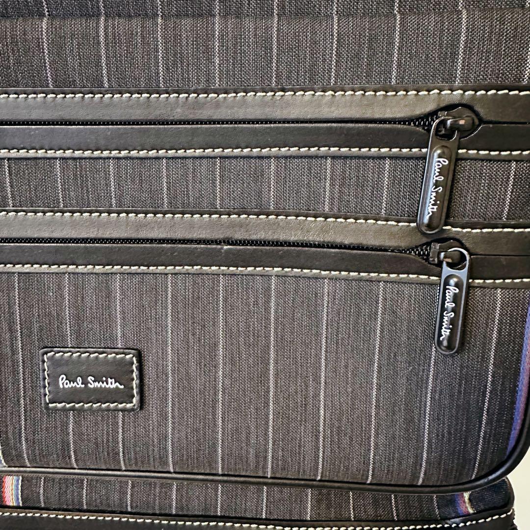 【美品】ポールスミス　マルチストライプデザイン キャリーケース　機内持ち込み