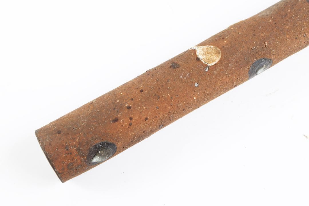 宮澤章 益子作家 焼〆掛花入 共箱