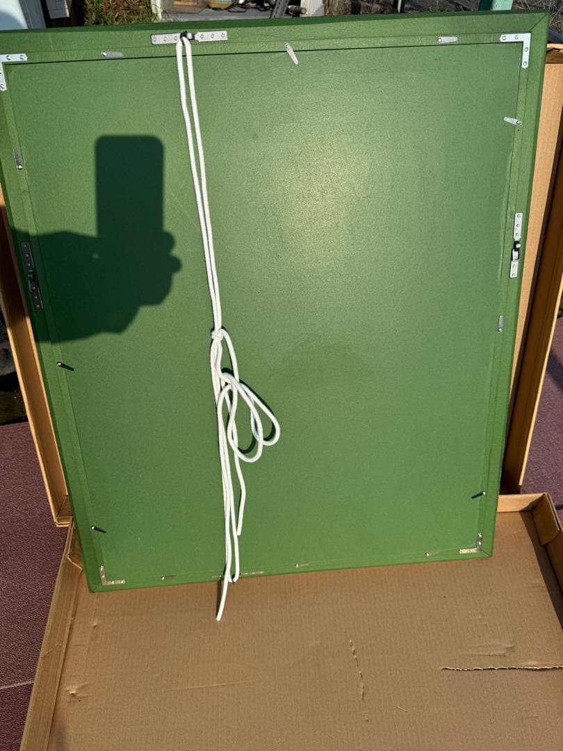 金青油彩額縁 F15