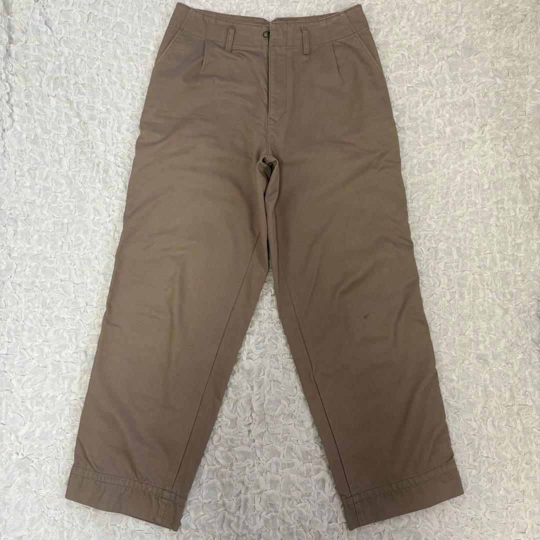 kolor カラー チノ パッカリング ブサイクパンツ