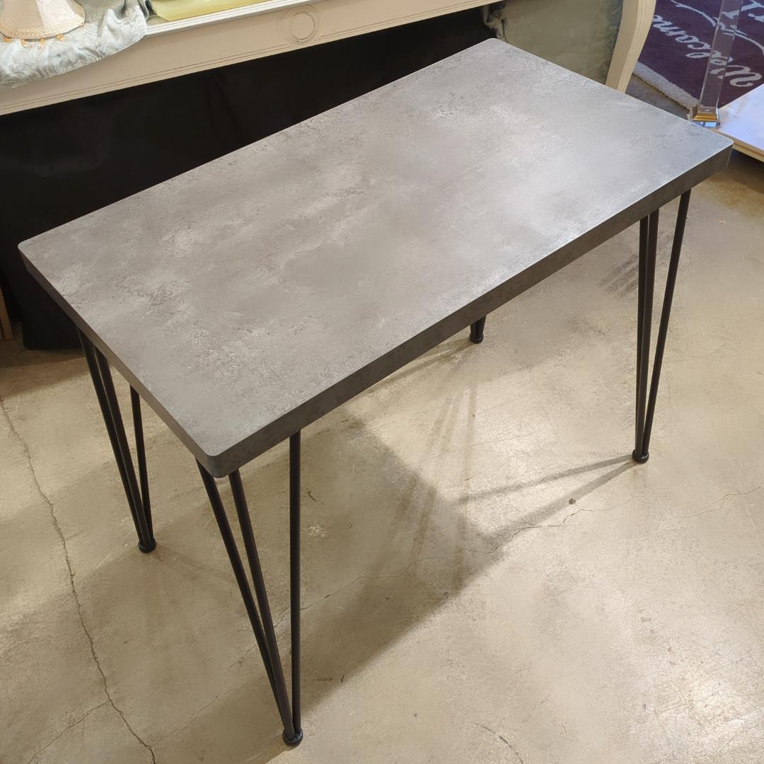 【極美品】デスク アッシュグレイ PCデスク ライトグレー 幅90㎝