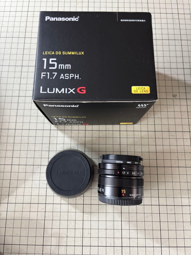 Panasonic LEICA SUMMILUX 15mm F1.7 レンズ