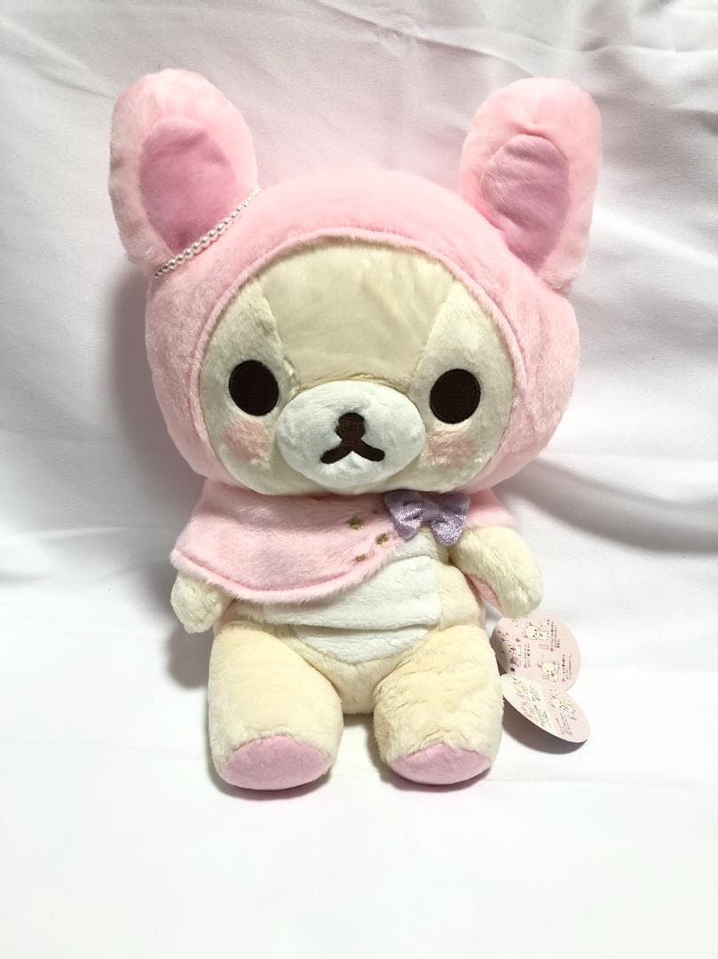 SAN-X コリラックマ　ふんわりかわいいゆめ　Mサイズ　ぬいぐるみ　うさぎ