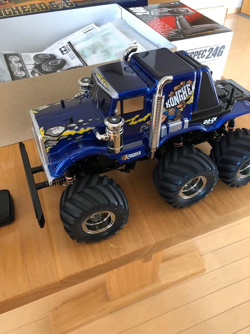 タミヤ コングヘッド 6×6 メカ有り 組立済み