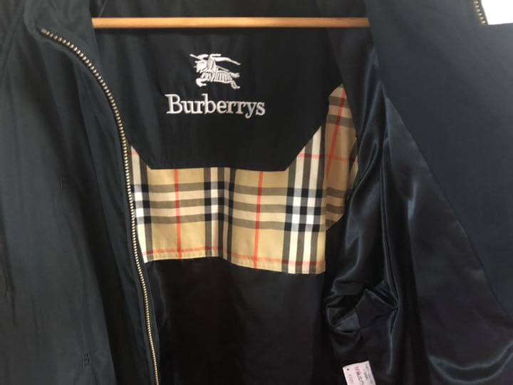 バーバリー ロングコート 総柄 黒