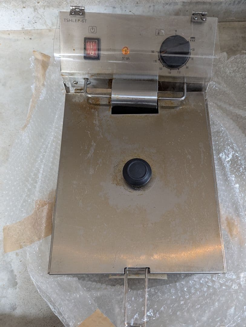 卓上電気フライヤー TSHLEF-6T TAISYOU（中古／現状品）
