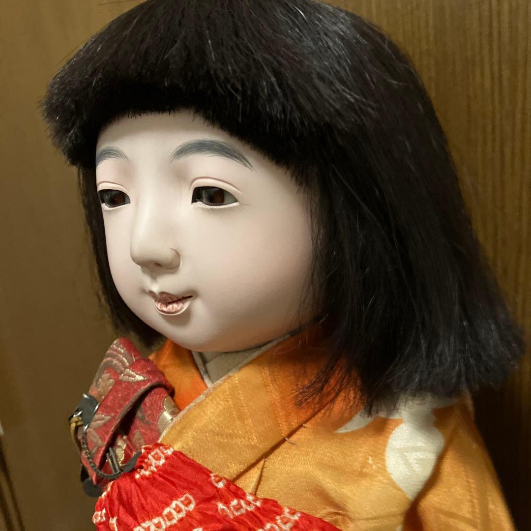 市松人形 、人形液シール、昭玉斎