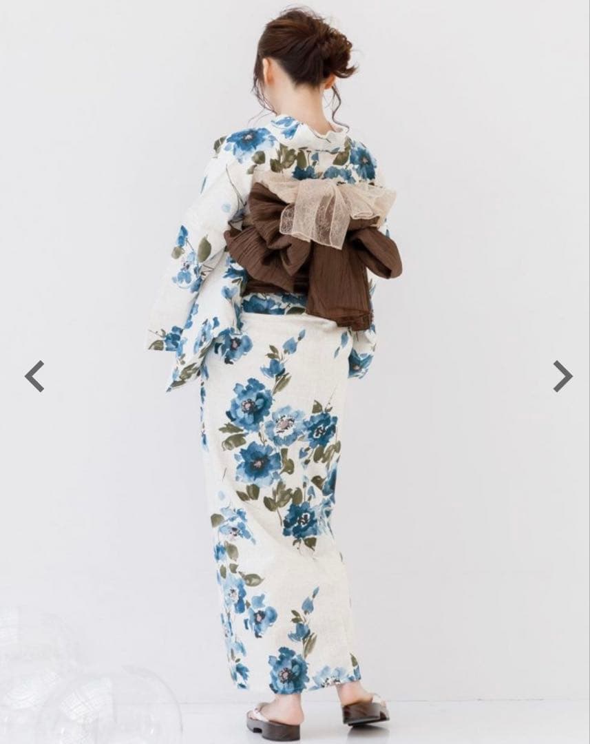 【完売品】Dita 4点セット(浴衣、兵児帯、下駄、腰ひも)