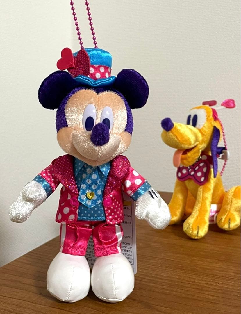 4点セット　新品未使用　ぬいぐるみバッジ ぬいば パルパルーザ ミニー　ミッキー