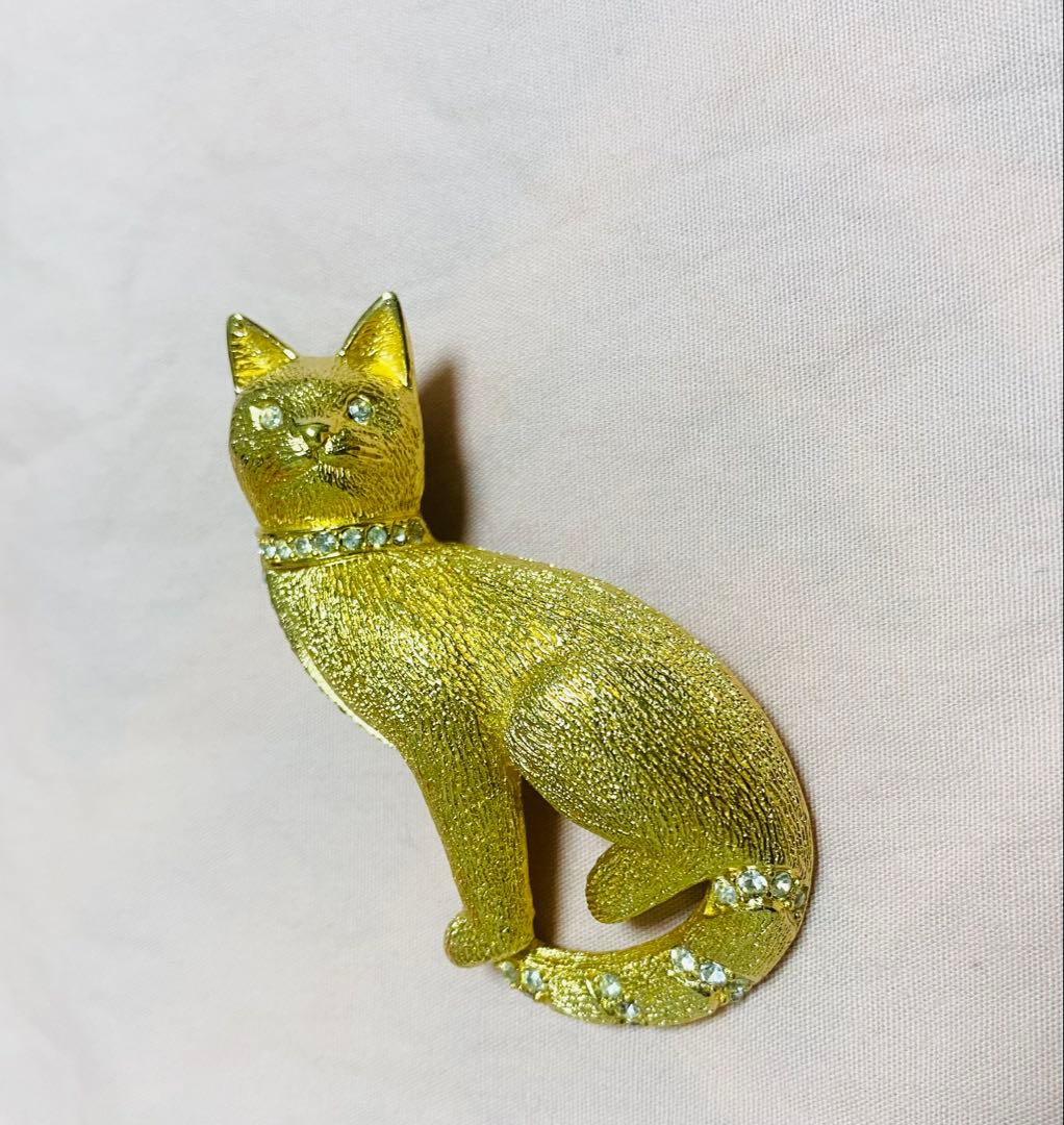 パ*8様 クリスチャン・ディオール　ブローチ　猫　アンティーク　ヴィンテージ　激