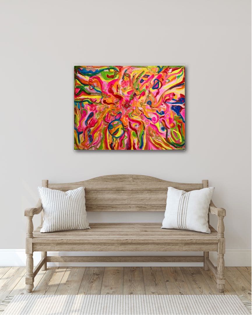 絵　絵画　原画　油絵　油彩　雑貨　モダンアート　アート　迫力　抽象画　インテリア