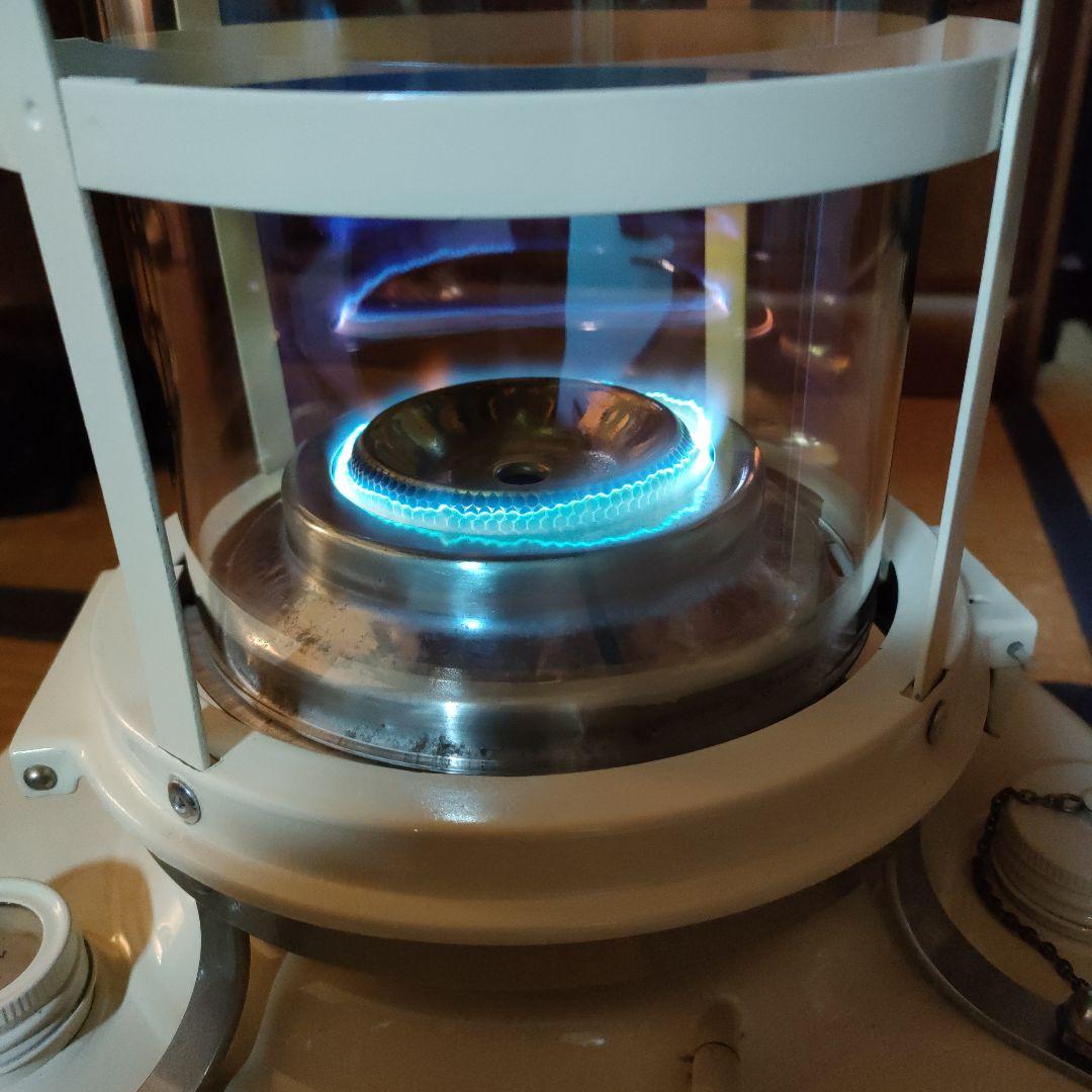 アラジン　石油ストーブ　レインボーガラス　アウトドア　スノーピーク