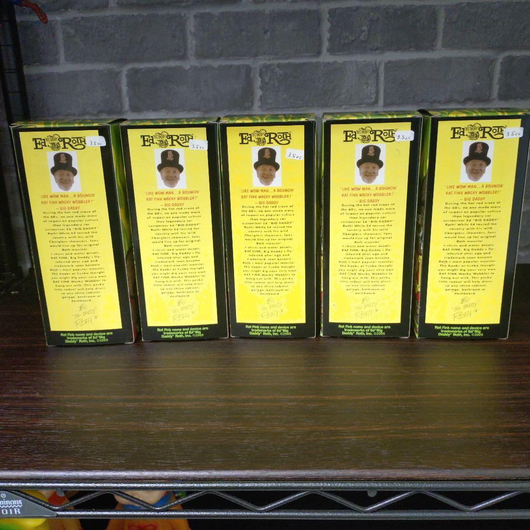 Wacky Wobbler ラットフィンクフィギュア 5体セット