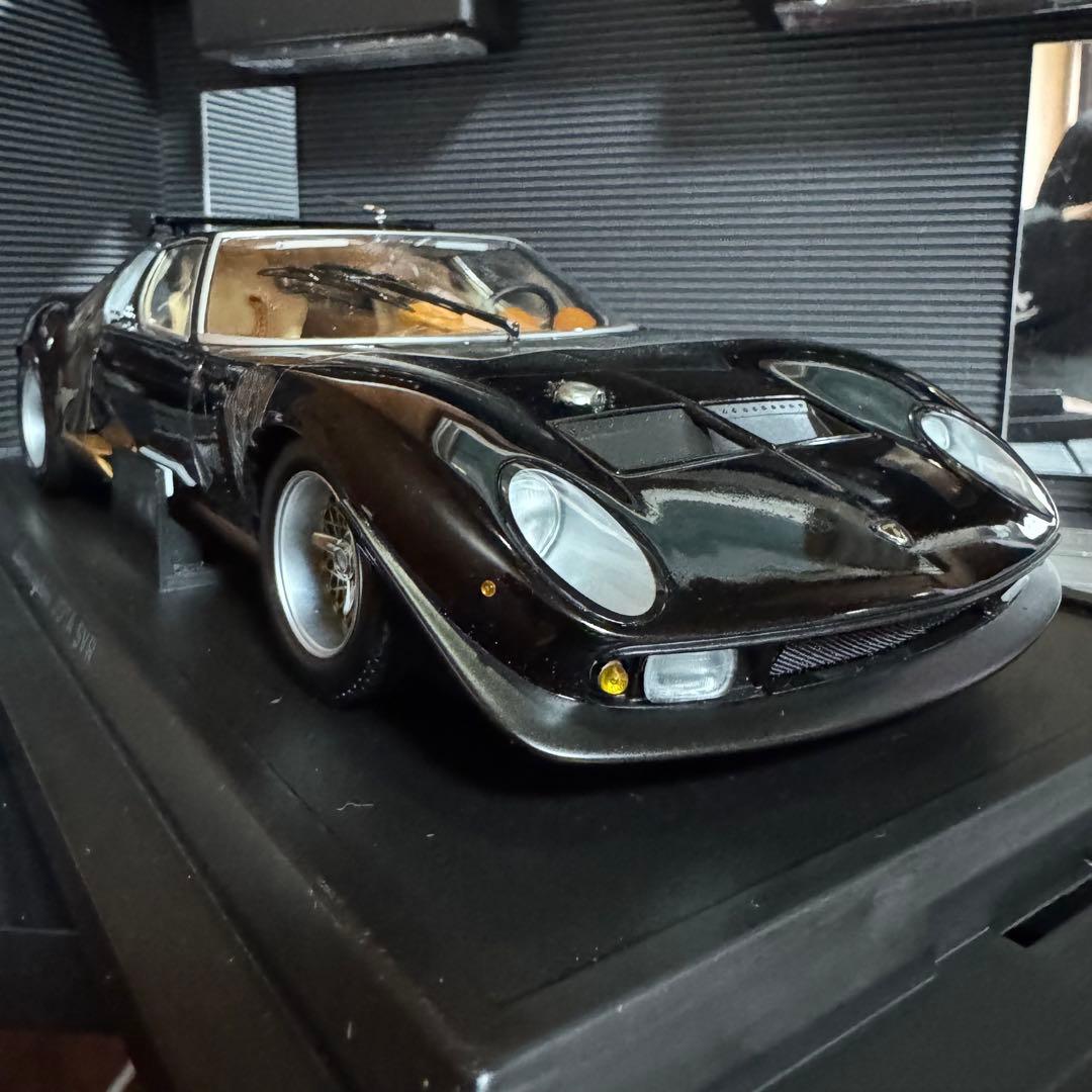 絶版未展示品 京商 1/18 ランボルギーニ イオタ SVR ブラック