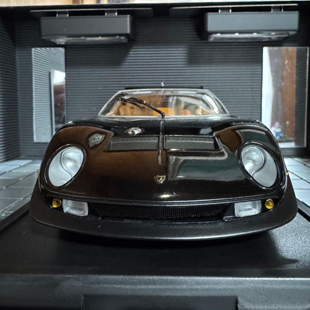 絶版未展示品 京商 1/18 ランボルギーニ イオタ SVR ブラック