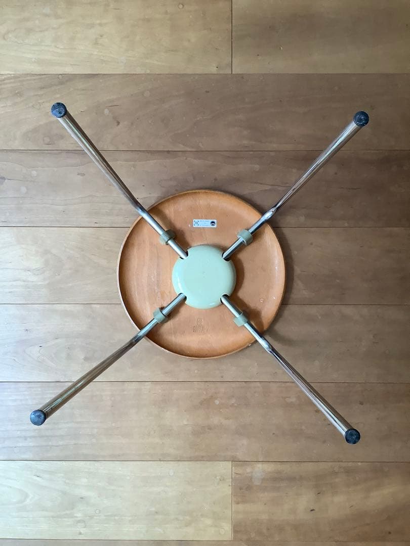 フリッツハンセン　ドットスツール　ヴィンテージ　チーク