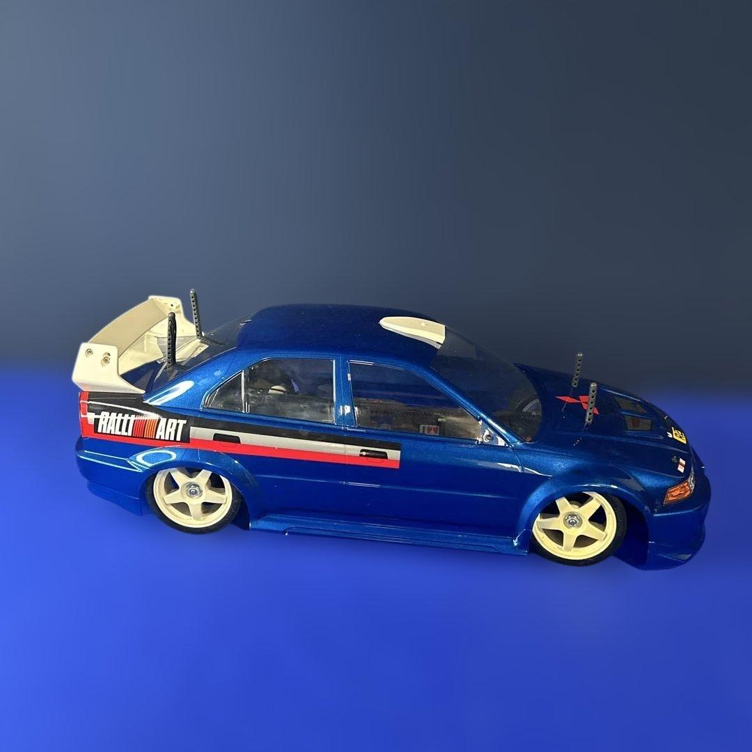 【稀少】TAMIYA 1/10 電動RC ランサーエボリューションⅤ・プロポ付