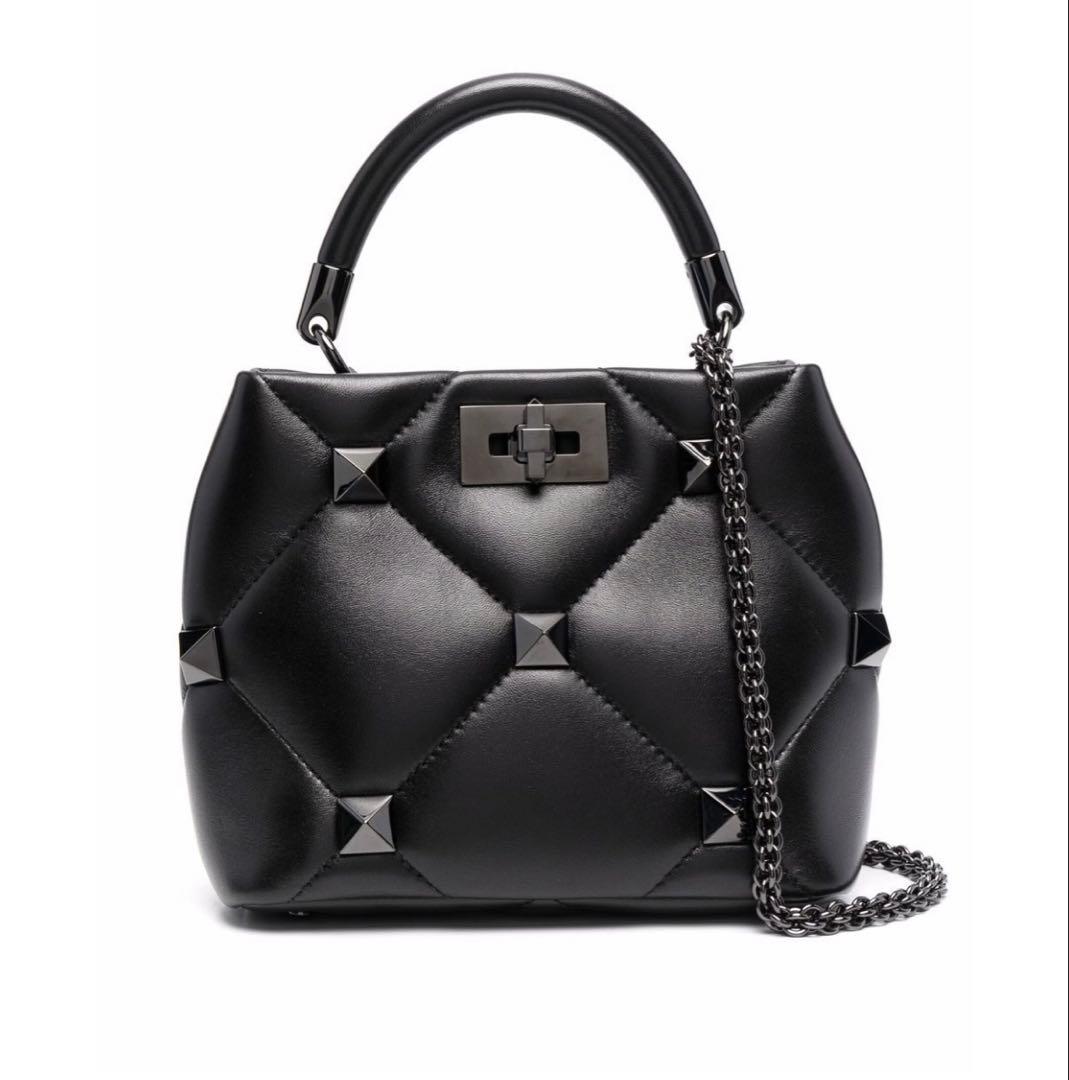 出品1/23まで・値下げ不可・VALENTINO ローマンスタッズ ハンドバッグ