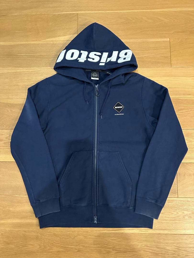 トップス FCRB HOOD LOGO ZIP UP TEAM SWEAT HOODIE