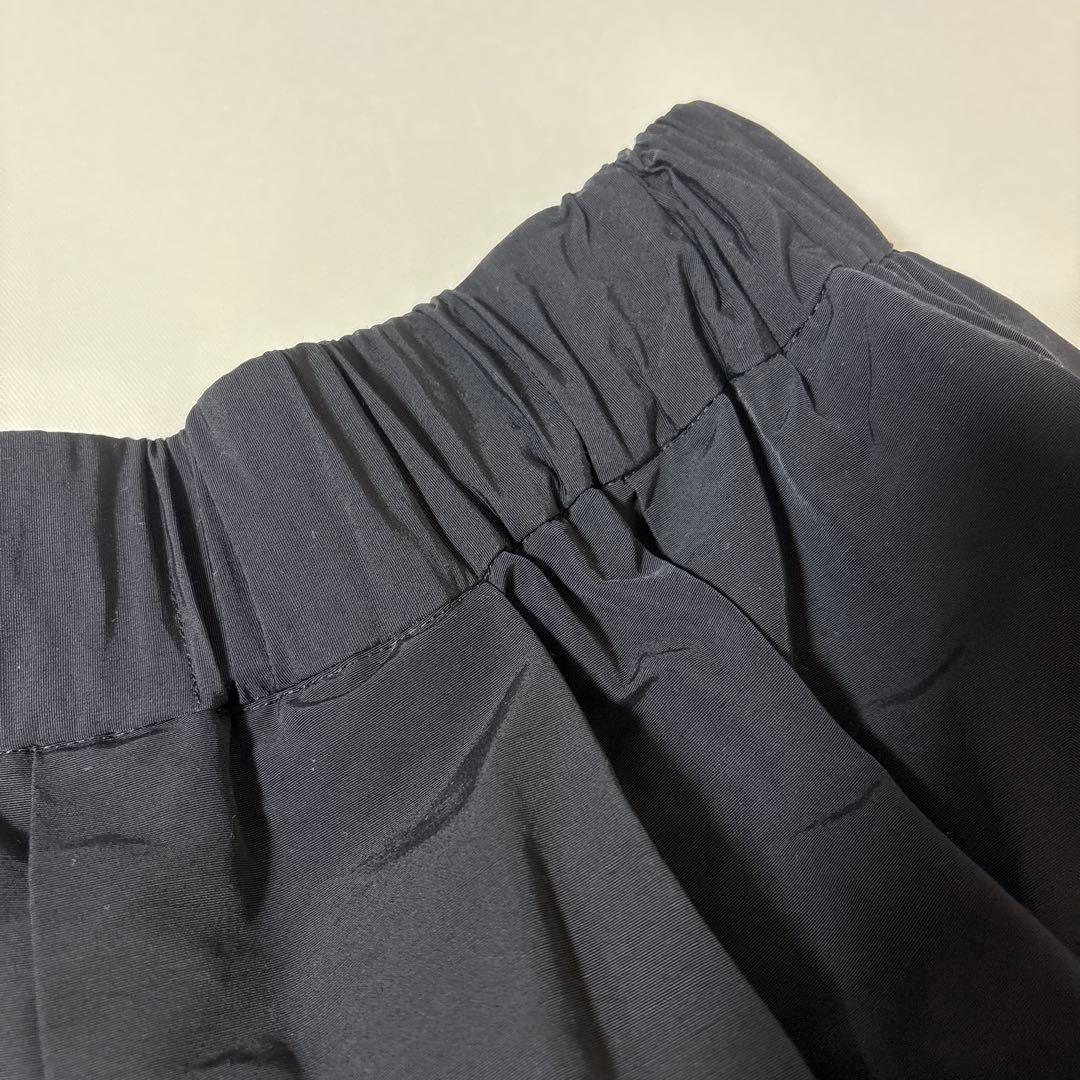 LOHEN ローヘンハイカウントグログランスカートパンツ黒