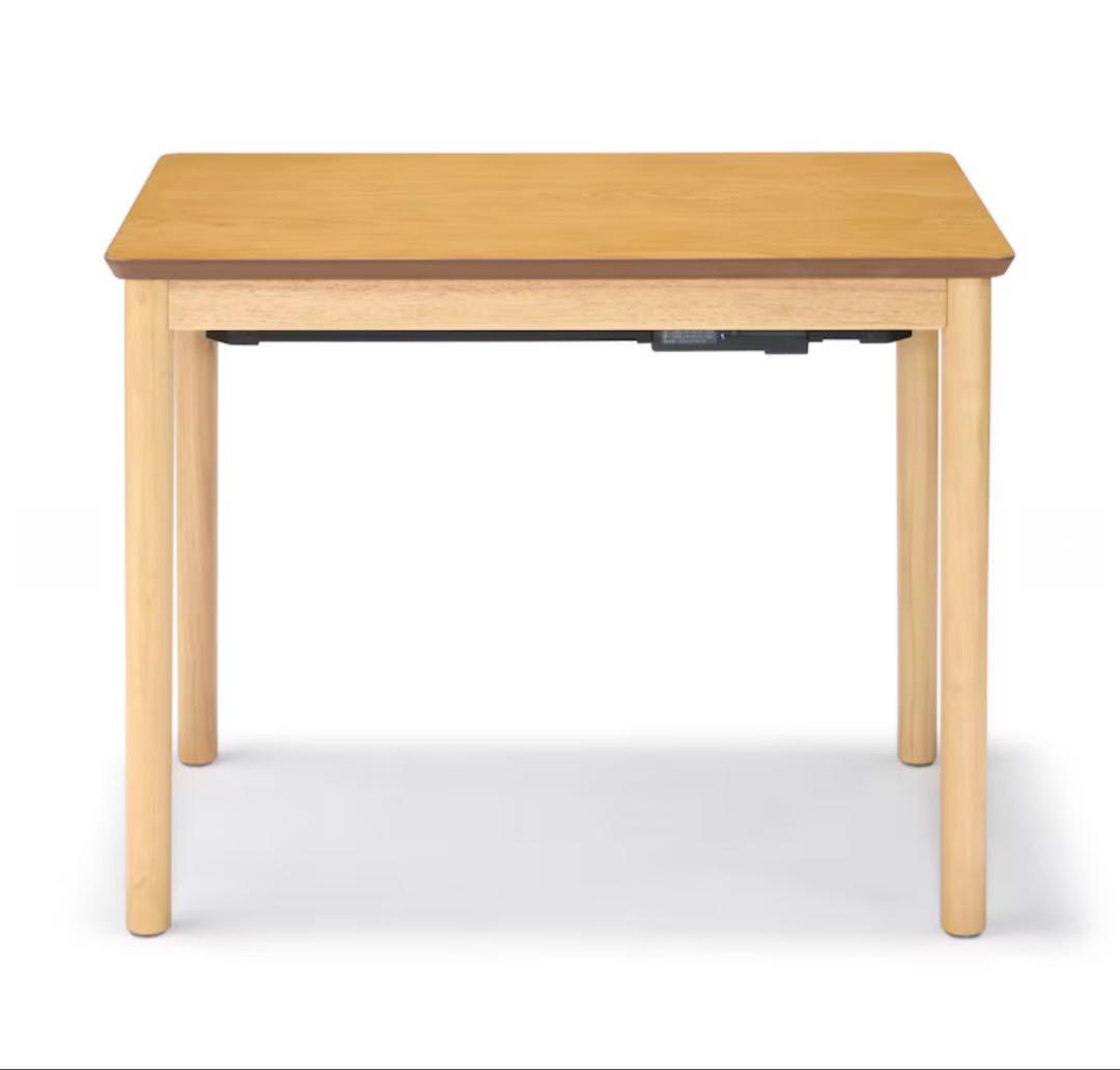 無印　デスク　こたつ　ナチュラル／ＭＪ‐ＤＫ１‐Ｎ　こたつ布団付き